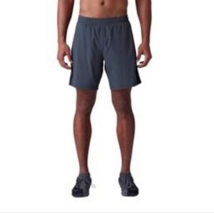 Second Skin Gray Men's Lined Compression Shorts Size XXL